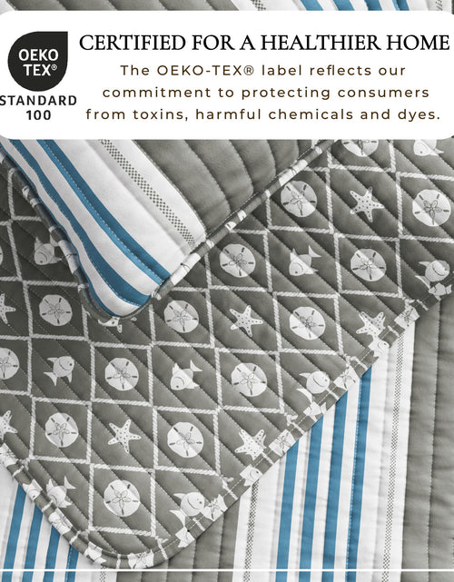 Load image into Gallery viewer, St. Croix Collection Coastal Quilt Set
