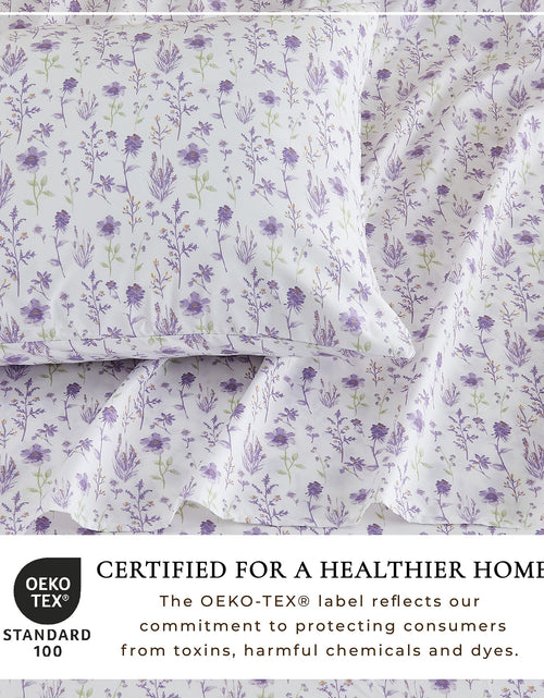 Load image into Gallery viewer, Watercolor Floral Sheet Set - Delia Collection
