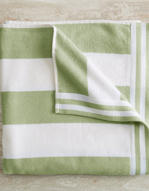 Load image into Gallery viewer, Striped Cabana Beach Towel - Edgartown Collection
