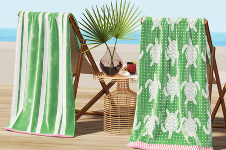 Cotton Velour Beach Towel - Maui Collection