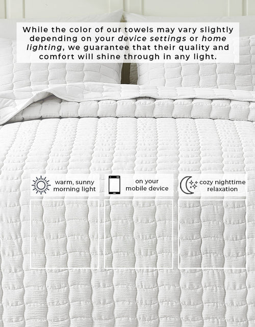 Load image into Gallery viewer, Gauze-Inspired Texture Quilt Set - Wave Stitch Collection
