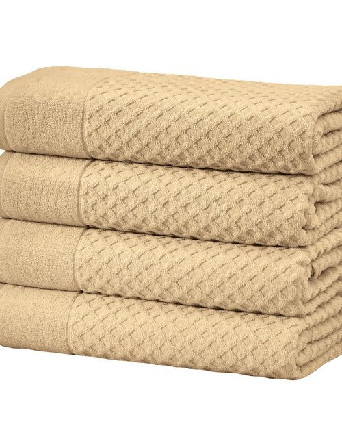 Load image into Gallery viewer, Cotton Diamond Waffle Weave Bath Towel Set - Grayson Collection
