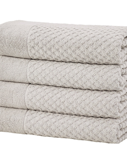 Load image into Gallery viewer, Cotton Diamond Waffle Weave Bath Towel Set - Grayson Collection
