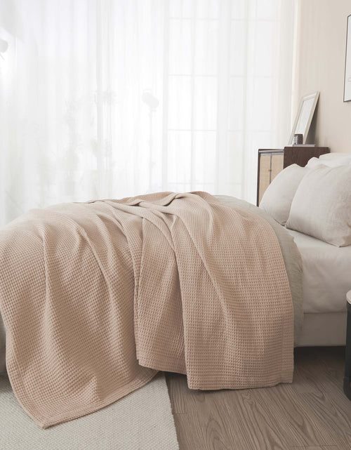 Load image into Gallery viewer, 100% Cotton Waffle Weave Blanket - Mikala Collection

