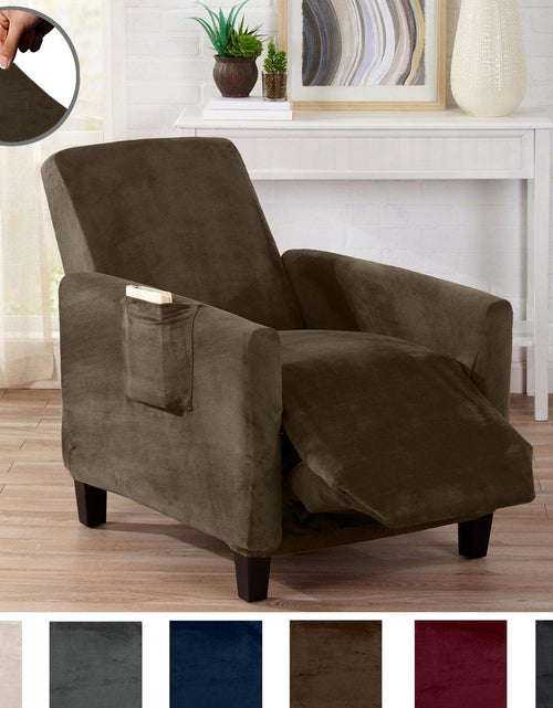 Load image into Gallery viewer, Velvet Stretch Slipcover - Gale Collection
