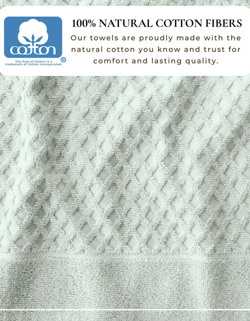 Load image into Gallery viewer, Cotton Diamond Waffle Weave Bath Towel Set - Grayson Collection
