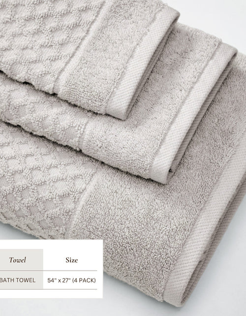 Load image into Gallery viewer, Cotton Diamond Waffle Weave Bath Towel Set - Grayson Collection
