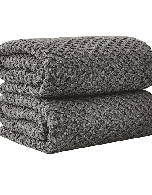 Load image into Gallery viewer, Cotton Diamond Waffle Weave Bath Towel Set - Grayson Collection
