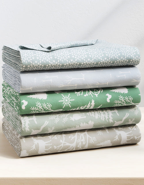 Load image into Gallery viewer, Turkish Cotton Flannel Sheet - Lakeview Collection
