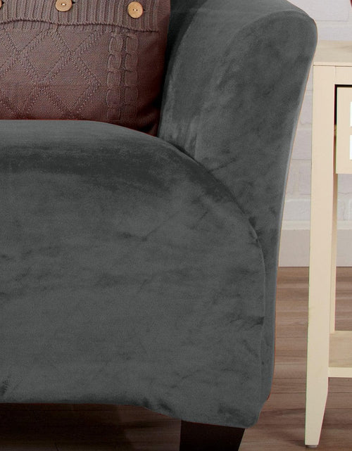 Load image into Gallery viewer, Velvet Stretch Slipcover - Gale Collection
