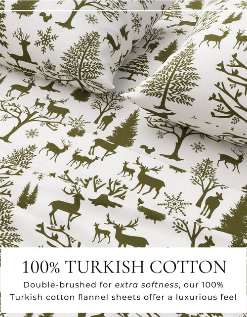 Load image into Gallery viewer, Turkish Cotton Flannel Sheet - Lakeview Collection
