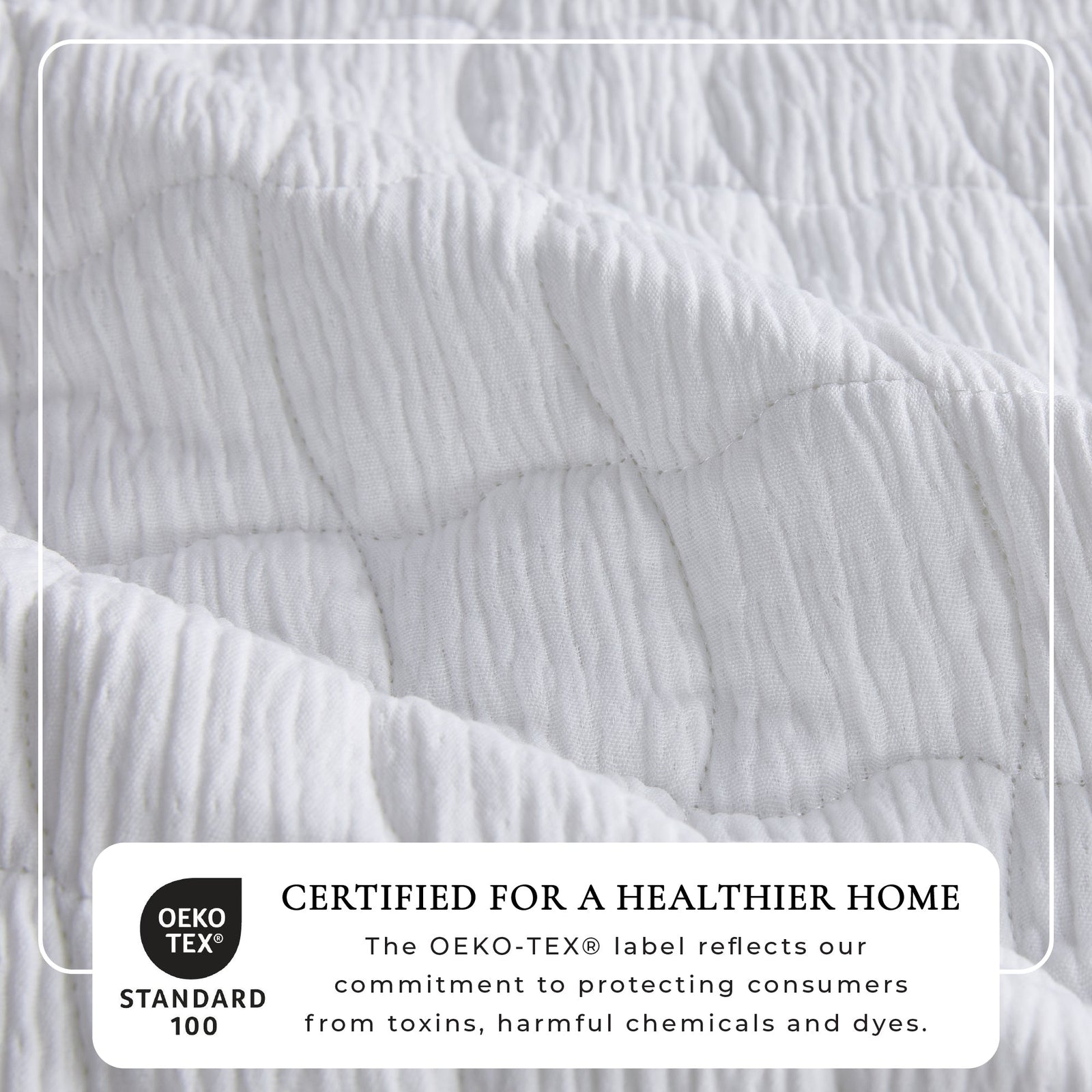 Gauze-Inspired Texture Quilt Set - Wave Stitch Collection