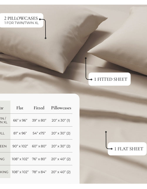 Load image into Gallery viewer, Viscose from Bamboo &amp; Cotton Blend Jersey Knit Sheets
