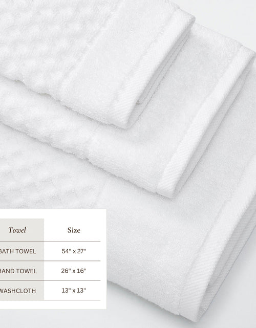 Load image into Gallery viewer, Cotton Diamond Waffle Weave Bath Towel Set - Grayson Collection
