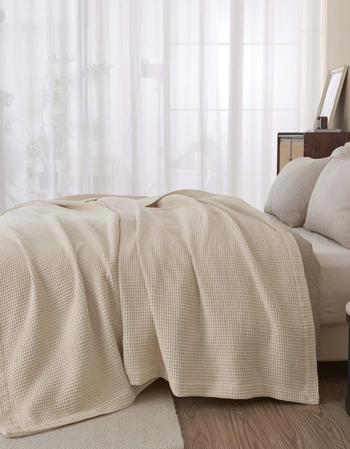 Load image into Gallery viewer, 100% Cotton Waffle Weave Blanket - Mikala Collection
