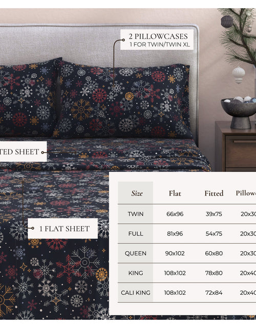 Load image into Gallery viewer, Turkish Cotton Flannel Sheet - Lakeview Collection
