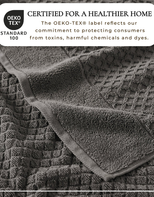 Load image into Gallery viewer, Cotton Diamond Waffle Weave Bath Towel Set - Grayson Collection
