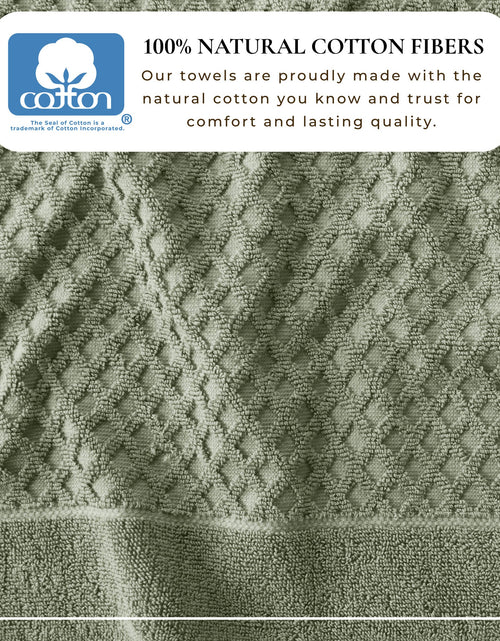 Load image into Gallery viewer, Cotton Diamond Waffle Weave Bath Towel Set - Grayson Collection
