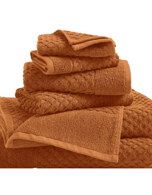Load image into Gallery viewer, Cotton Diamond Waffle Weave Bath Towel Set - Grayson Collection
