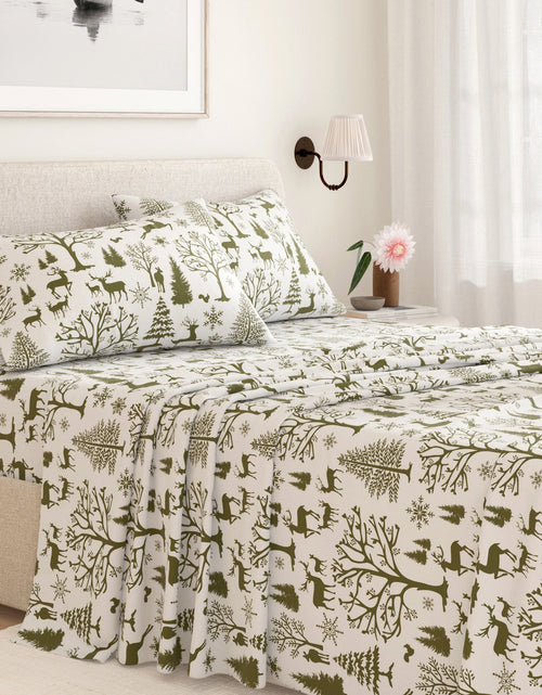 Load image into Gallery viewer, Turkish Cotton Flannel Sheet - Lakeview Collection
