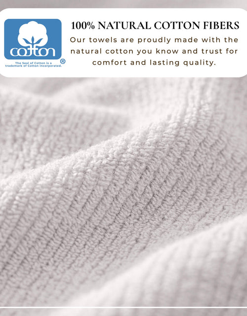 Load image into Gallery viewer, Turkish Cotton Ribbed 6-Piece Bath Towel Set - Georgiana Collection
