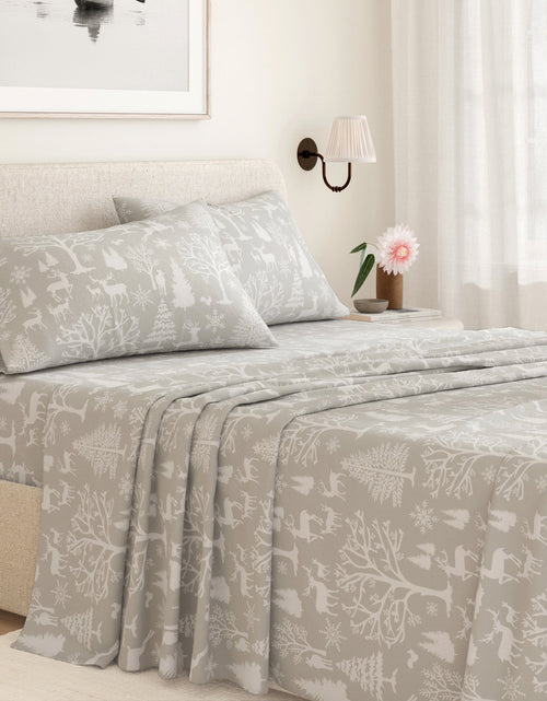 Load image into Gallery viewer, Turkish Cotton Flannel Sheet - Lakeview Collection
