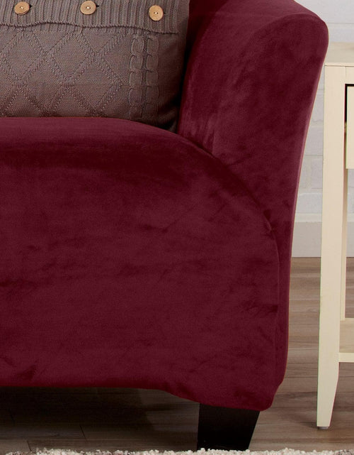 Load image into Gallery viewer, Velvet Stretch Slipcover - Gale Collection
