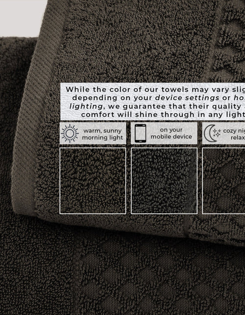 Load image into Gallery viewer, Cotton Diamond Waffle Weave Bath Towel Set - Grayson Collection
