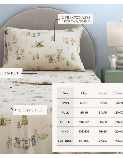 Load image into Gallery viewer, Turkish Cotton Flannel Sheet Set - Kids' Christmas Collection
