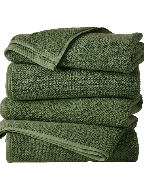 Load image into Gallery viewer, Cotton Textured Bath Towel Set - Acacia Collection
