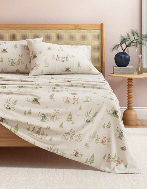 Load image into Gallery viewer, Turkish Cotton Flannel Sheet Set - Kids' Christmas Collection
