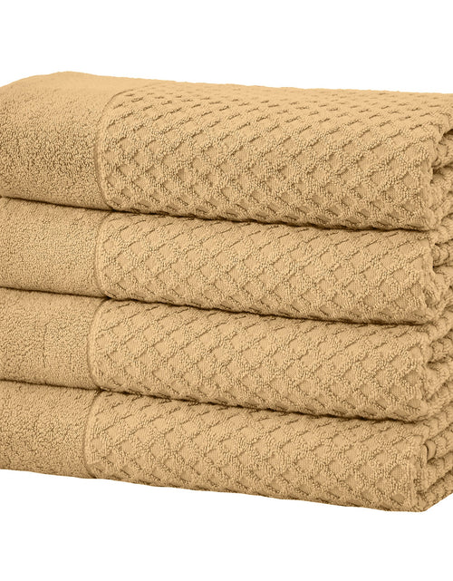 Load image into Gallery viewer, Cotton Diamond Waffle Weave Bath Towel Set - Grayson Collection
