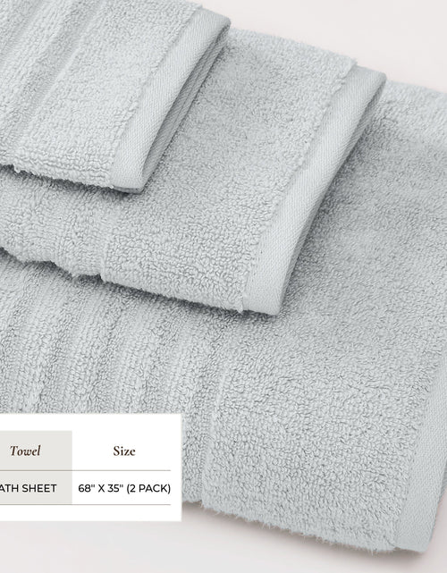 Load image into Gallery viewer, Luxury Combed Cotton Bath Towel Set - Karina Collection
