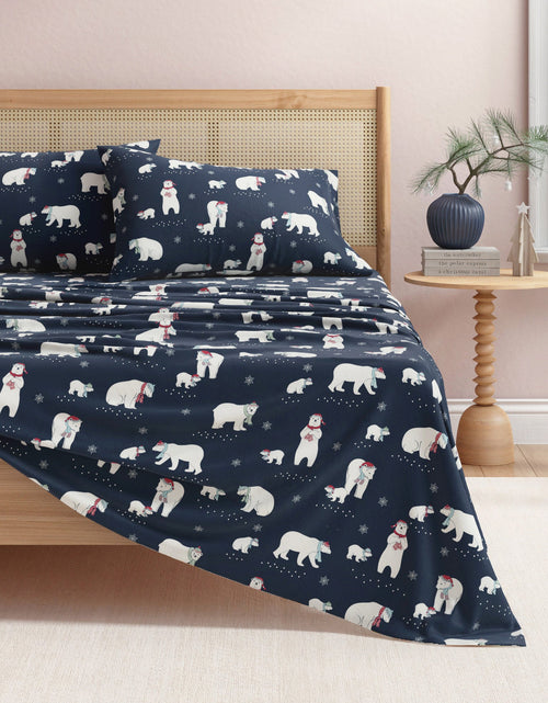 Load image into Gallery viewer, Turkish Cotton Christmas Flannel Sheet Set - Whittaker Collection
