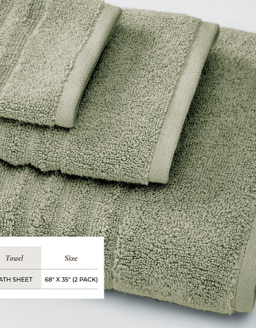 Load image into Gallery viewer, Luxury Combed Cotton Bath Towel Set - Karina Collection
