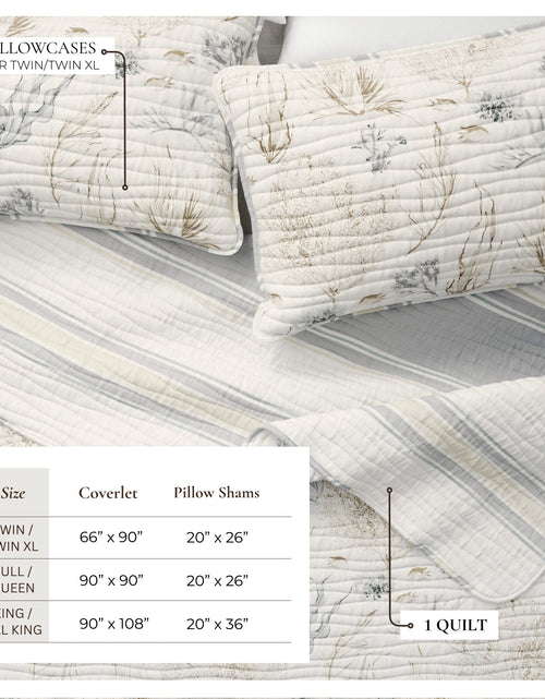 Load image into Gallery viewer, Coral Sea Maze Coastal Quilt Set - Newcomb Collection
