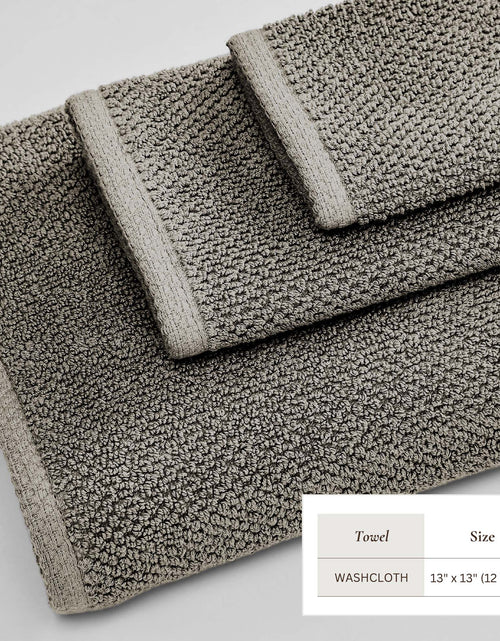 Load image into Gallery viewer, Cotton Textured Bath Towel Set - Acacia Collection

