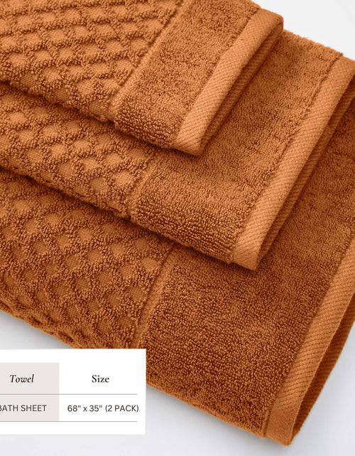 Load image into Gallery viewer, Cotton Diamond Waffle Weave Bath Towel Set - Grayson Collection
