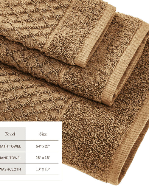 Load image into Gallery viewer, Cotton Diamond Waffle Weave Bath Towel Set - Grayson Collection
