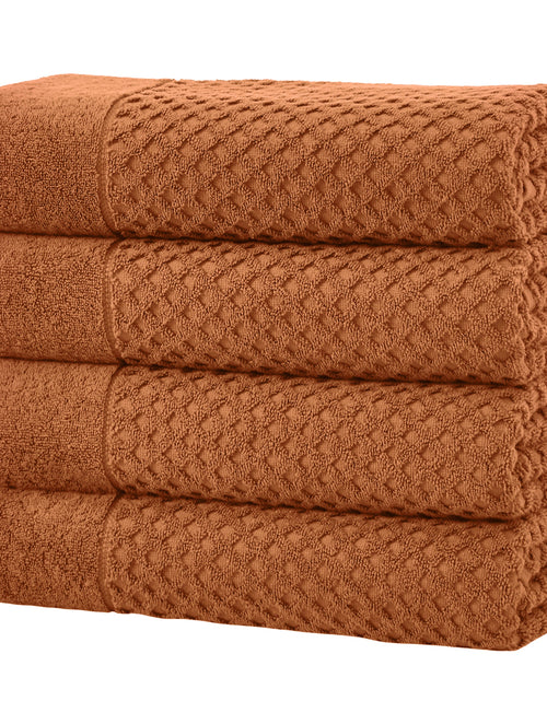Load image into Gallery viewer, Cotton Diamond Waffle Weave Bath Towel Set - Grayson Collection
