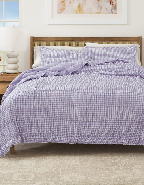 Load image into Gallery viewer, Gingham Printed Quilt Set - Gingham Collection
