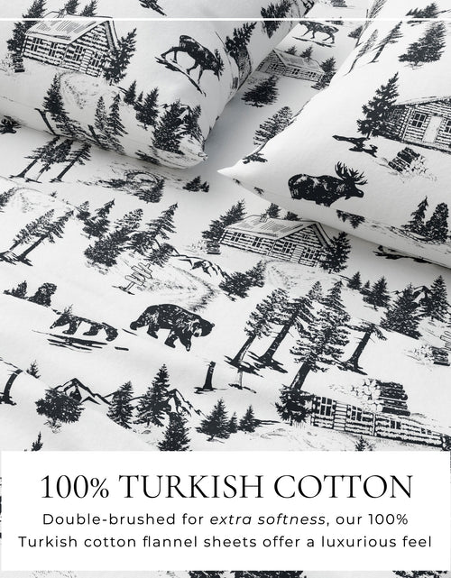 Load image into Gallery viewer, Turkish Cotton Flannel Sheet - Lakeview Collection
