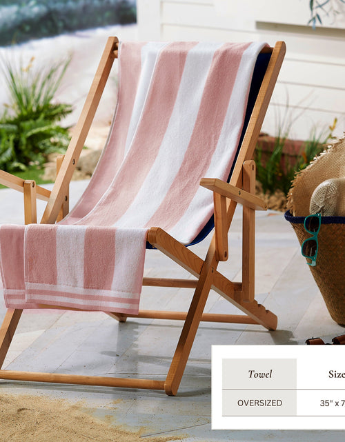 Load image into Gallery viewer, Striped Cabana Beach Towel - Edgartown Collection
