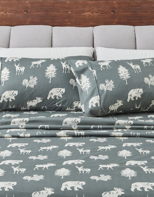Load image into Gallery viewer, Lodge Printed Sheet Set - Mountain Ridge Collection
