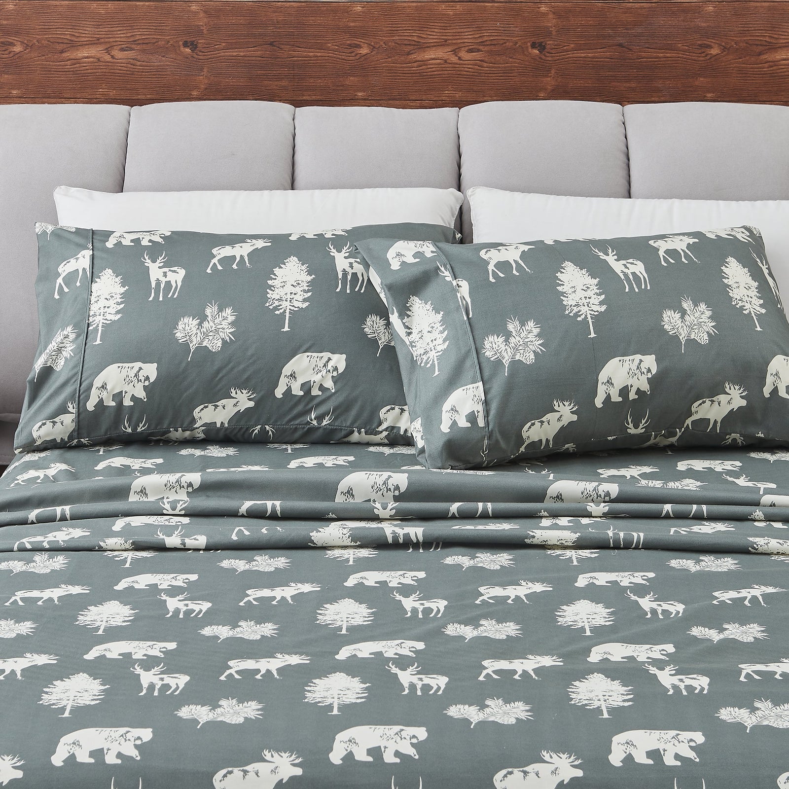 Lodge Printed Sheet Set - Mountain Ridge Collection