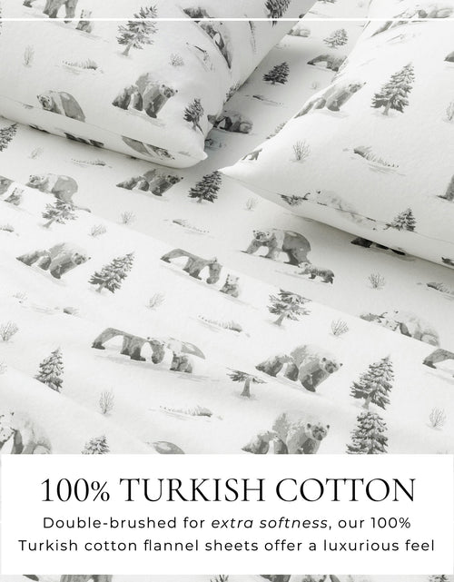 Load image into Gallery viewer, Turkish Cotton Flannel Sheet - Lakeview Collection
