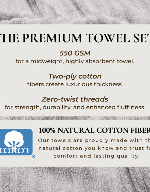 Load image into Gallery viewer, Luxury Combed Cotton Bath Towel Set - Karina Collection
