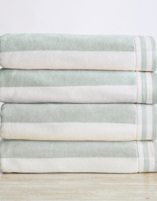 Load image into Gallery viewer, Striped Cabana Beach Towel - Edgartown Collection
