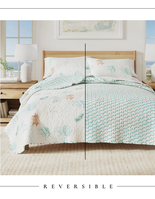 Load image into Gallery viewer, Key West Collection Coastal Quilt Set
