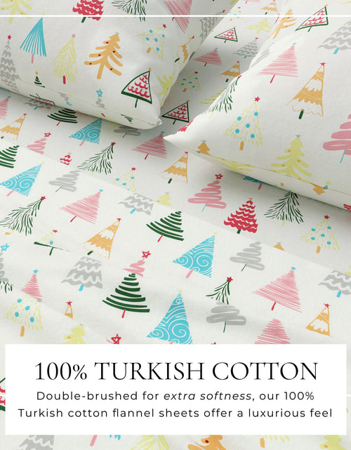 Load image into Gallery viewer, Turkish Cotton Christmas Flannel Sheet Set - Whittaker Collection

